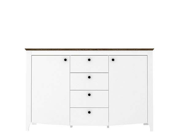 Комод Каріна комод KOM 2D4S німфея альба/дуб сонома трюфель Комод Каріна комод KOM 2D4S німфея альба/дуб сонома трюфель