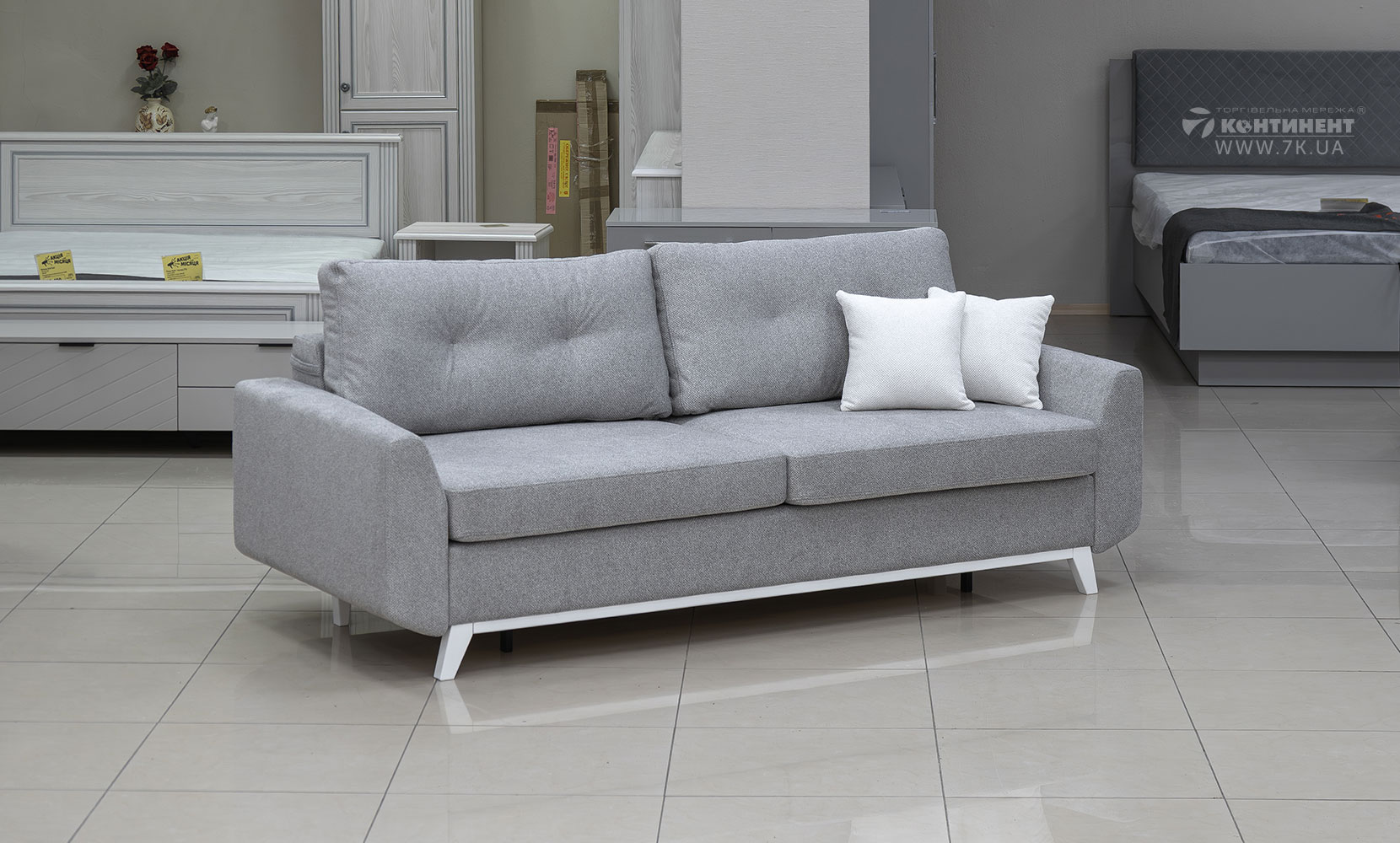 Прямий диван Сідней в тканині 0 категорії - фото 3 Прямий диван Сідней в тканині 0 категорії - фото 3