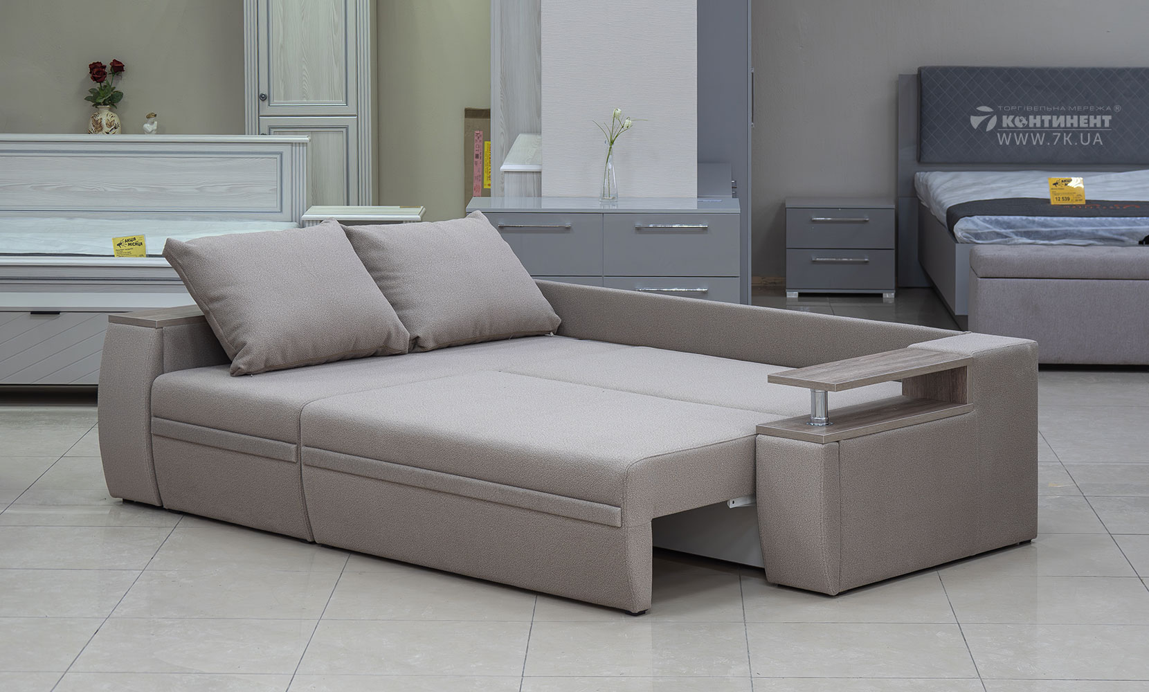 Кутовий диван Атіка NEW в тканині 0 категорії - фото 7