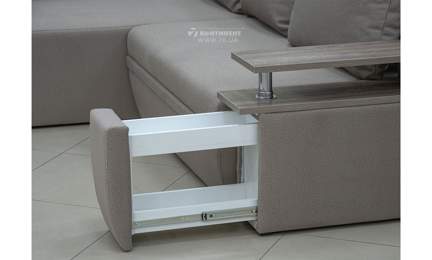 Кутовий диван Атіка NEW в тканині 0 категорії - фото 9