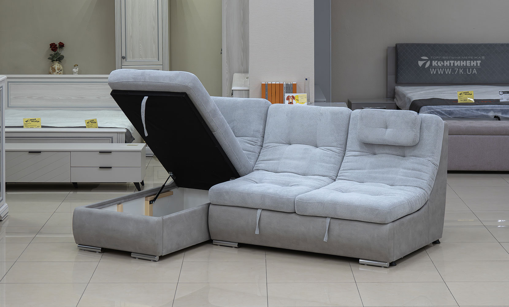 Кутовий диван Бозен ECO 3 в тканині 0 категорії - фото 5