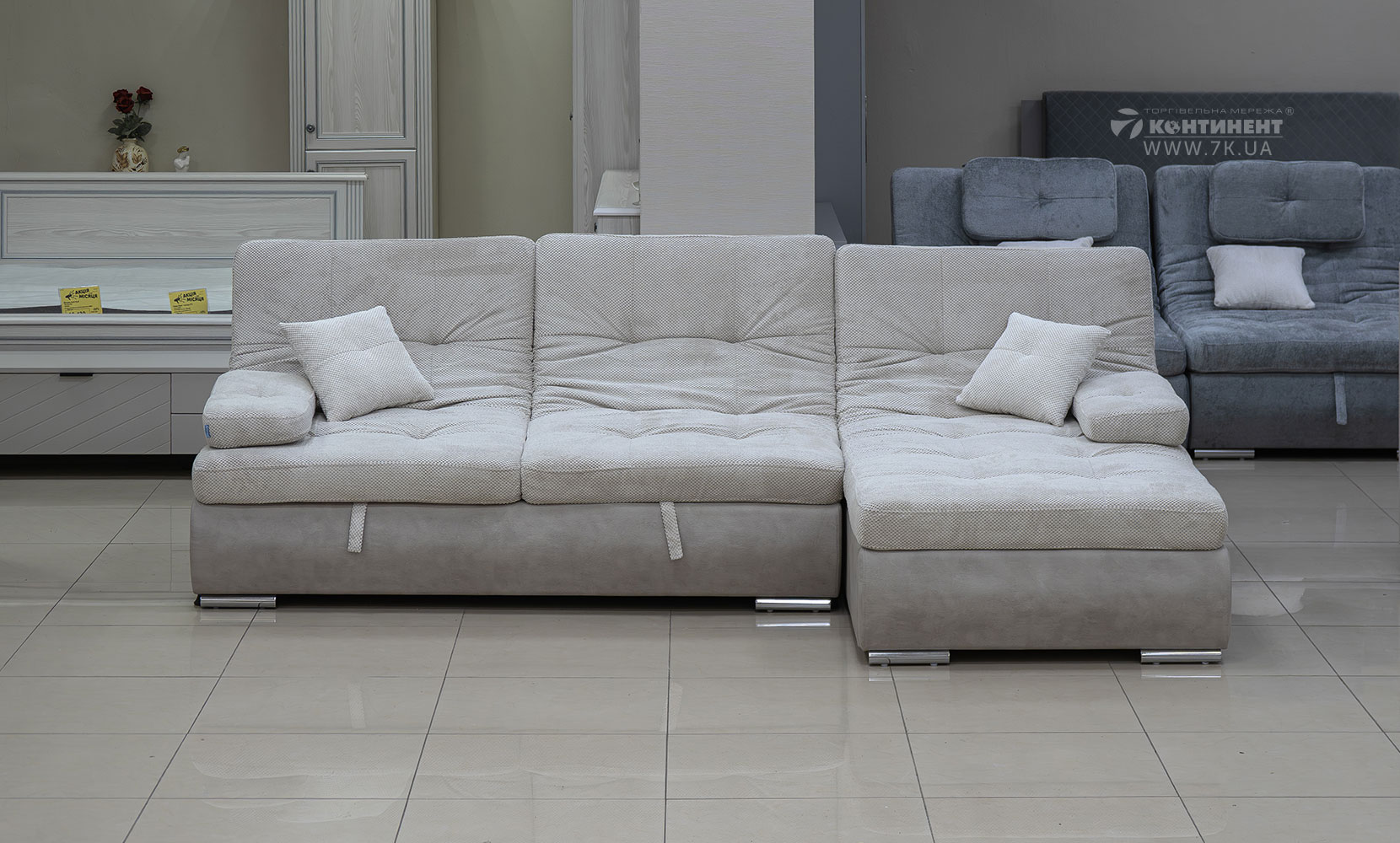 Кутовий диван Бозен lite 3 в тканині 0 категорії - фото 3