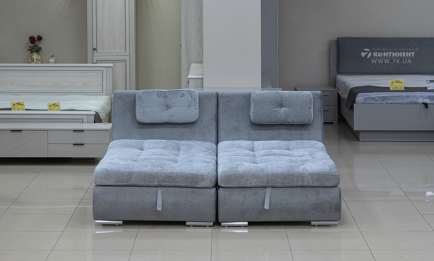 Прямий диван Бозен 2 в тканині 0 категорії - фото 5