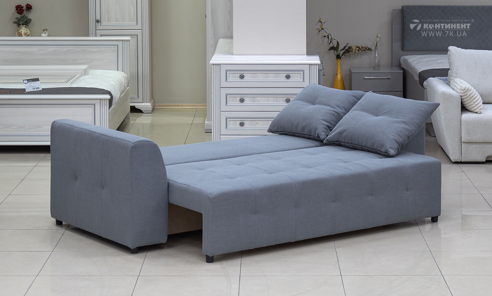 Прямий диван Роял 2 perfect (артекс) grey - фото 4