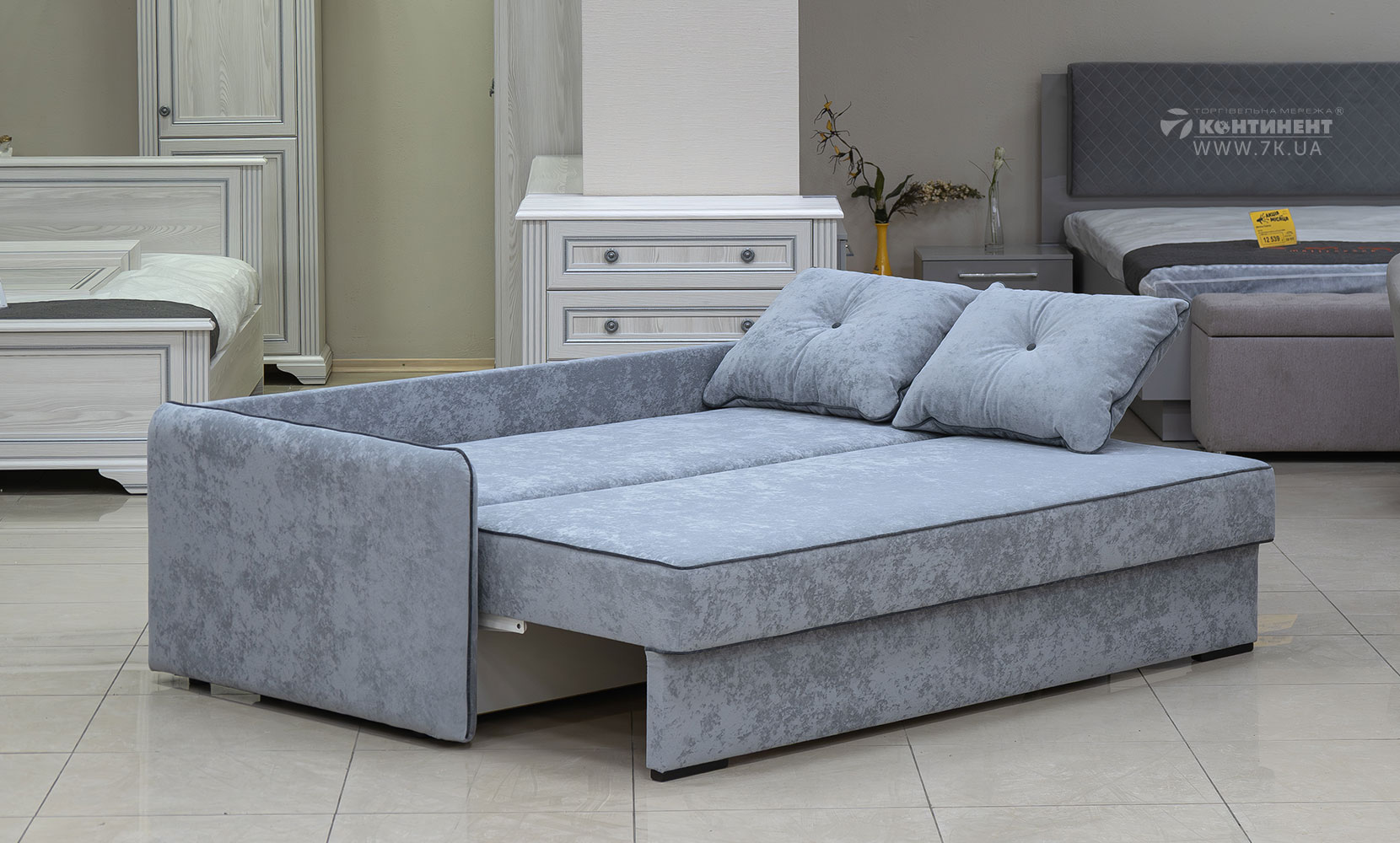 Прямий диван Верона king 8 dove/11 grafit/горіх91 - фото 3 Прямий диван Верона king 8 dove/11 grafit/горіх91 - фото 3