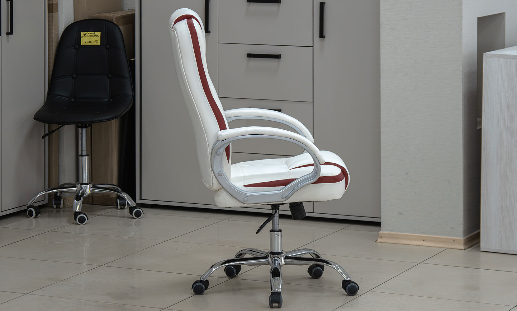 Офісне крісло Стілець офісний Торрент білий - фото 4 Офісне крісло Стілець офісний Торрент білий - фото 4