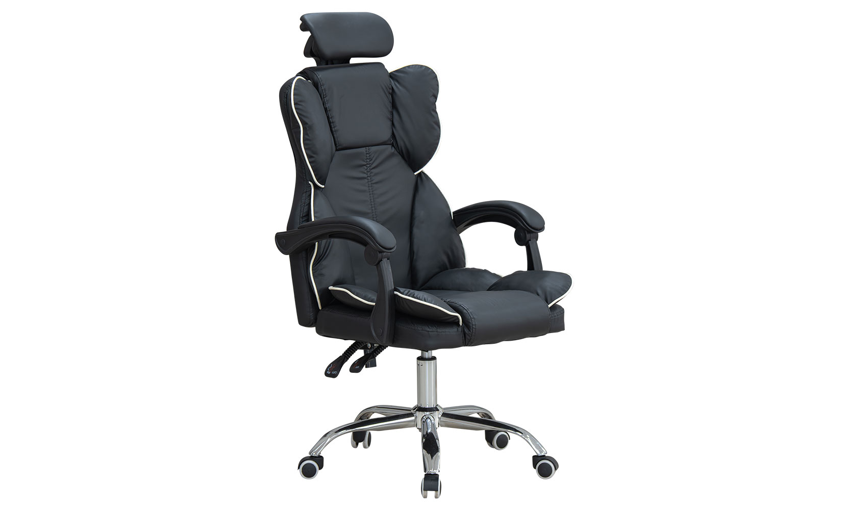 Офісне крісло Стілець комп'ютерний Блогер чорний - фото 1