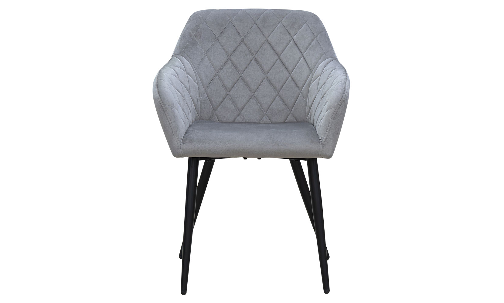 Кухонний стілець Крісло Акура HC-R17 (кратно 4шт) чорний/велюр пісочний - фото 2