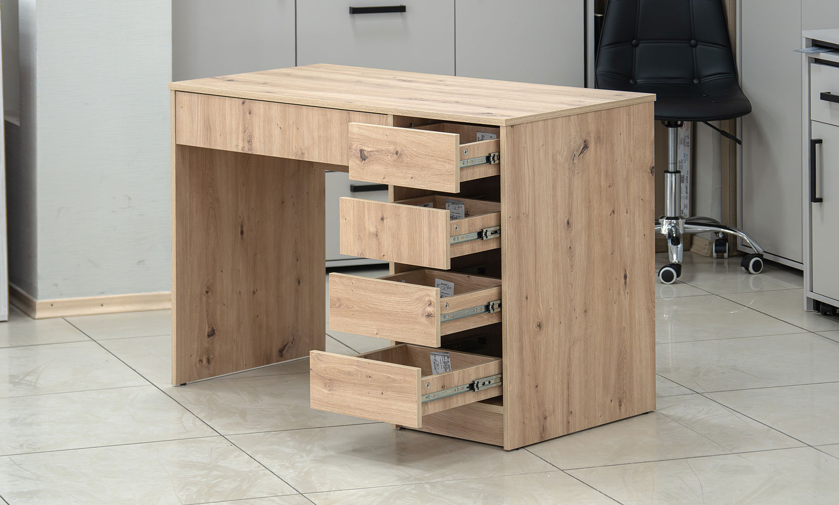 Письмовий та комп'ютерний стіл Профі правий дуб артизан - фото 3