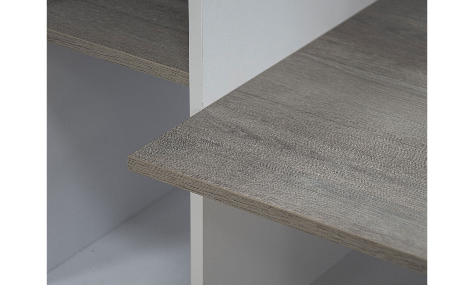 Письмовий та комп'ютерний стіл Флекс NEW правий німфея альба/дуб клабхаус сірий - фото 5