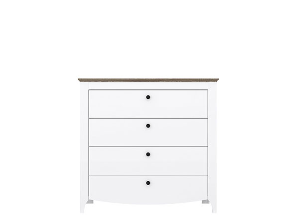 Комод Каріна комод KOM 4S німфея альба/дуб сонома трюфель