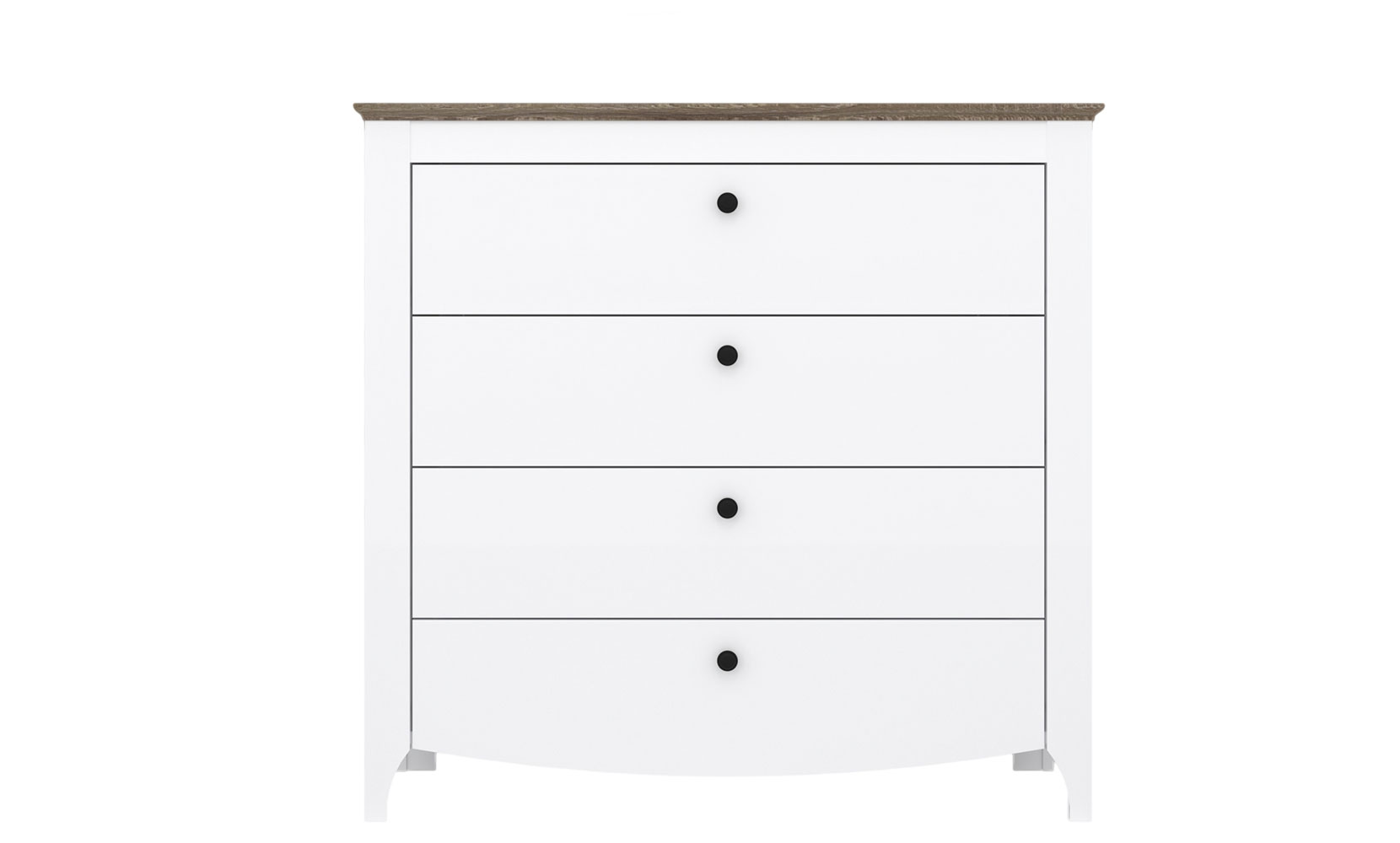 Комод Каріна комод KOM 4S німфея альба/дуб сонома трюфель - фото 1