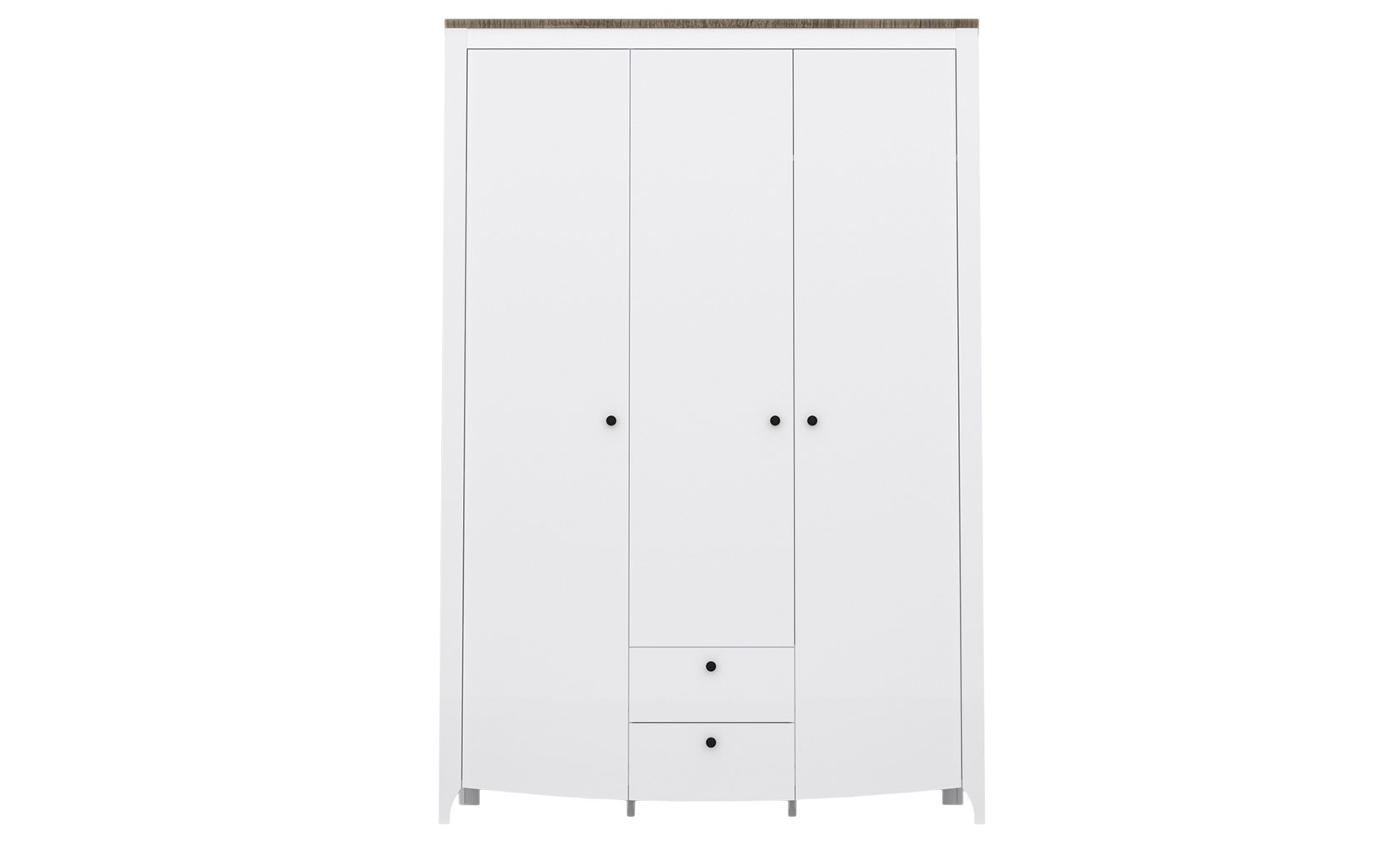 Шафа у спальню Каріна шафа SZF 3D2S німфея альба/дуб сонома трюфель - фото 1