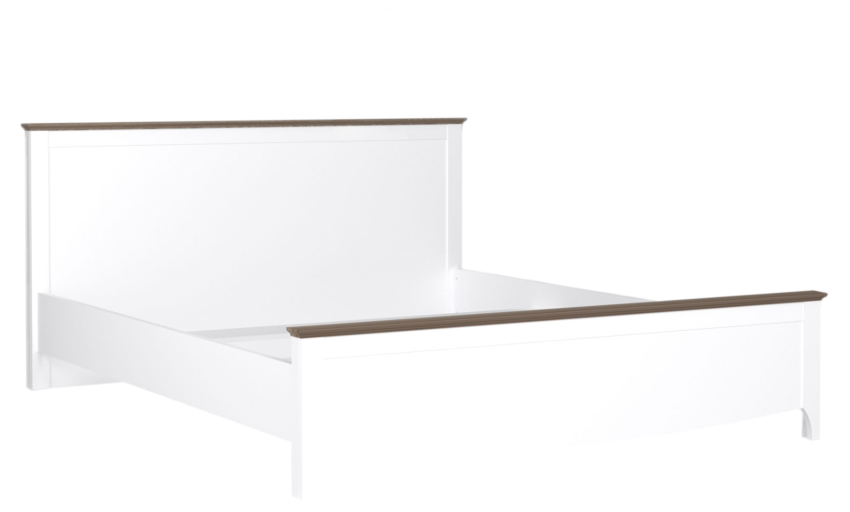 Ліжко Каріна ліжко LOZ 160 без вкладу б/м німфея альба/дуб сонома трюфель - фото 1 Ліжко Каріна ліжко LOZ 160 без вкладу б/м німфея альба/дуб сонома трюфель - фото 1