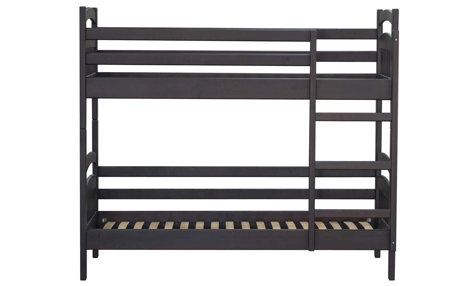 Дитяче ліжко Лаккі ПР 90х200 з вкладом, без шухляд горіх темний - фото 2