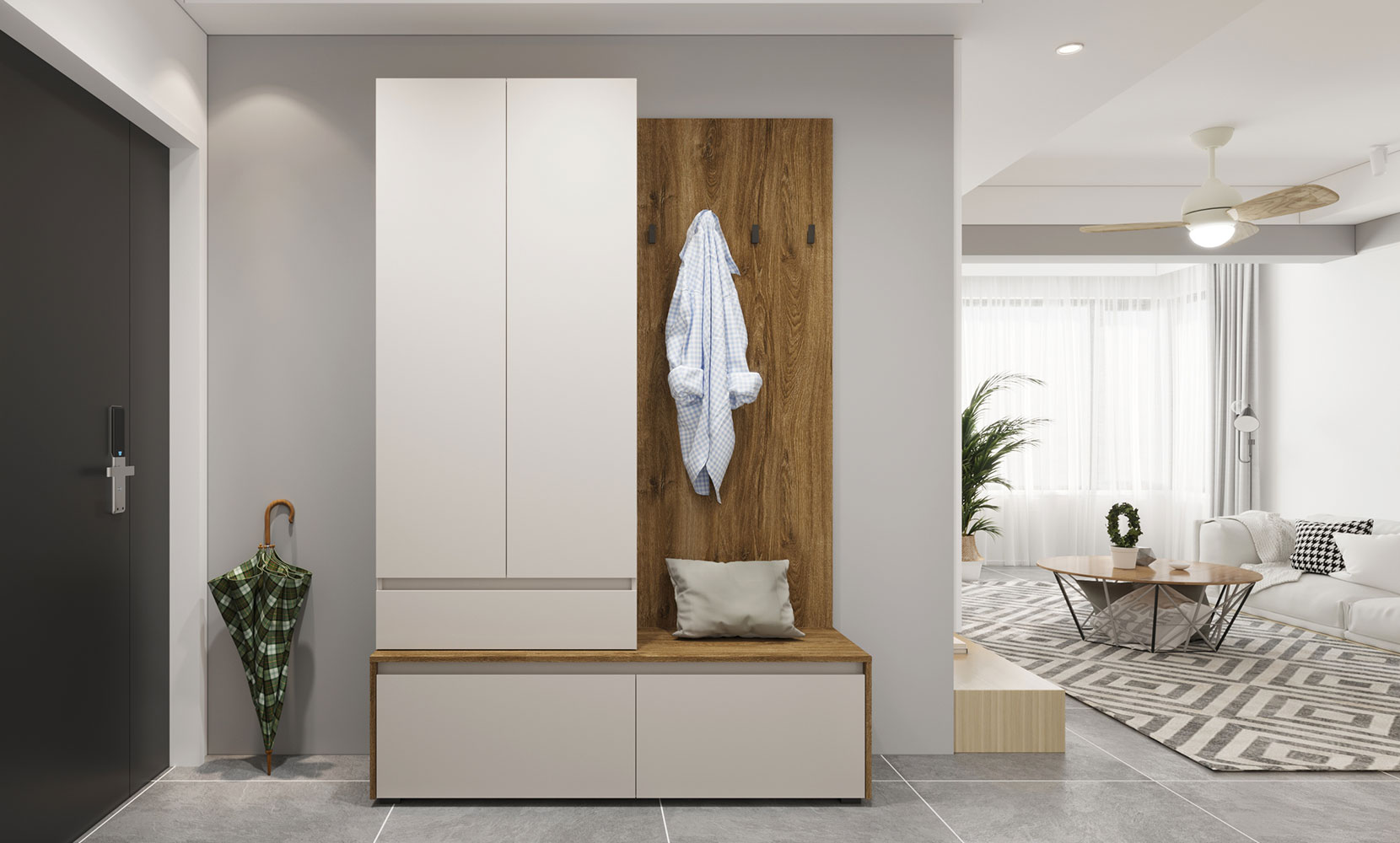 Вішак Ансі вішак WIE70 дуб травіата/кашемір - фото 2