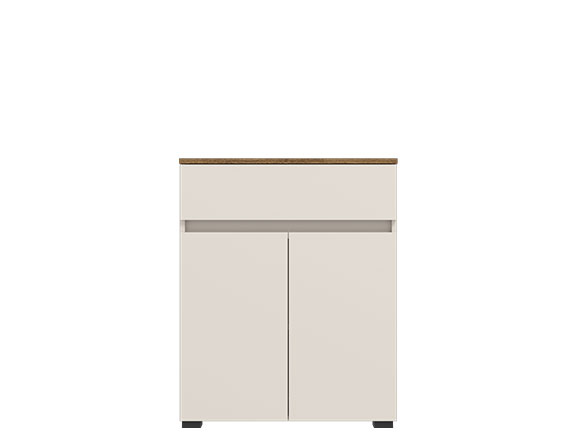 Комод Ансі тумба KOM 2D1S дуб травіата/кашемір