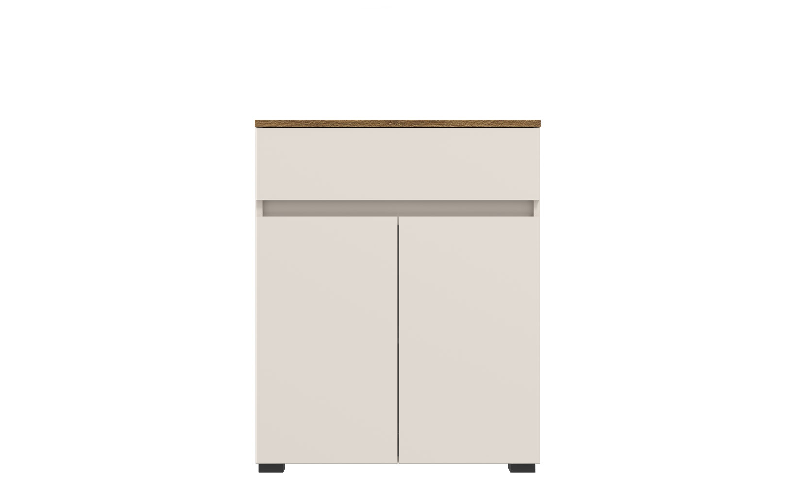 Комод Ансі тумба KOM 2D1S дуб травіата/кашемір - фото 1