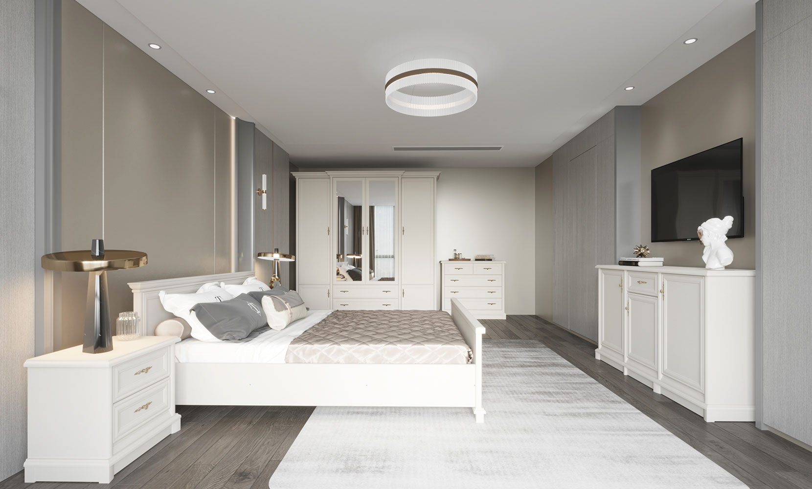 Приліжкова тумба Соната нью тумба приліжкова 2s кашемір - фото 3