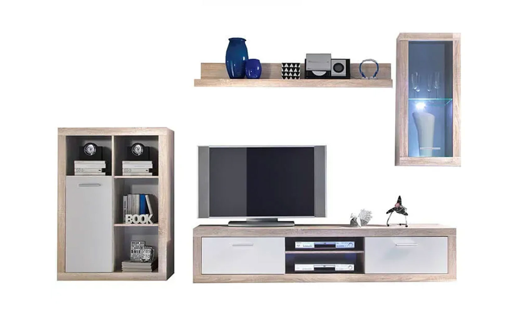 Готові рішення для вітальні Барселона дуб сонома/німфея альба - фото 2