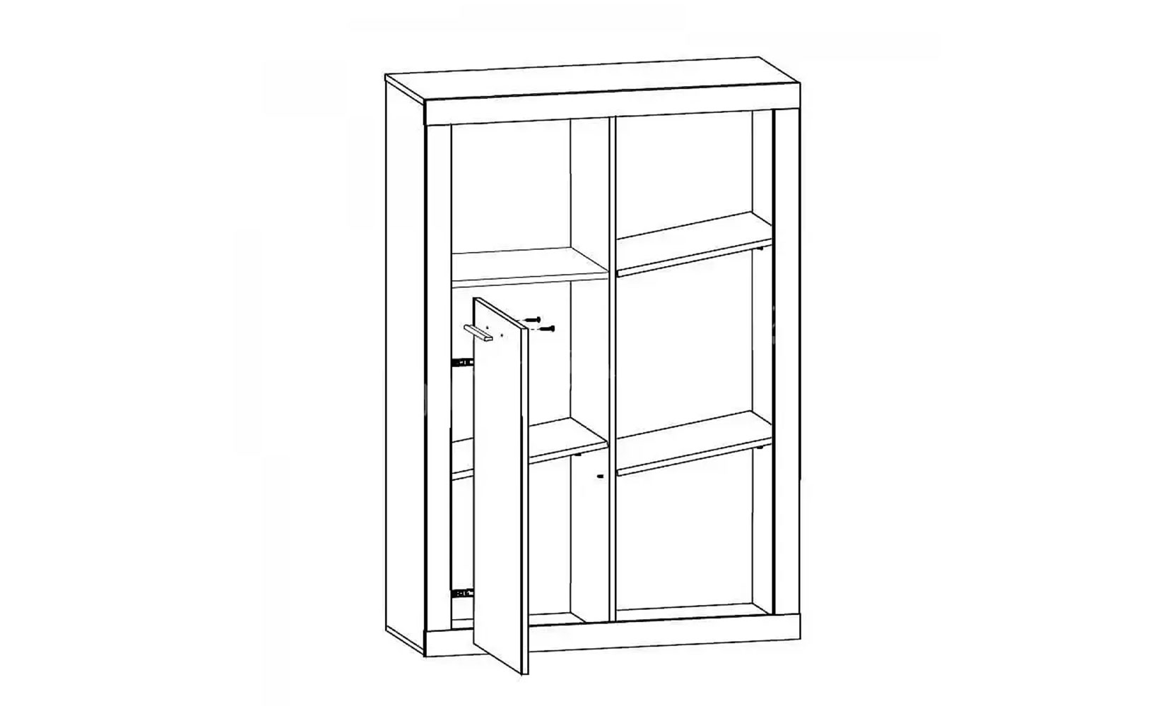 Готові рішення для вітальні Барселона дуб сонома/німфея альба - фото 5