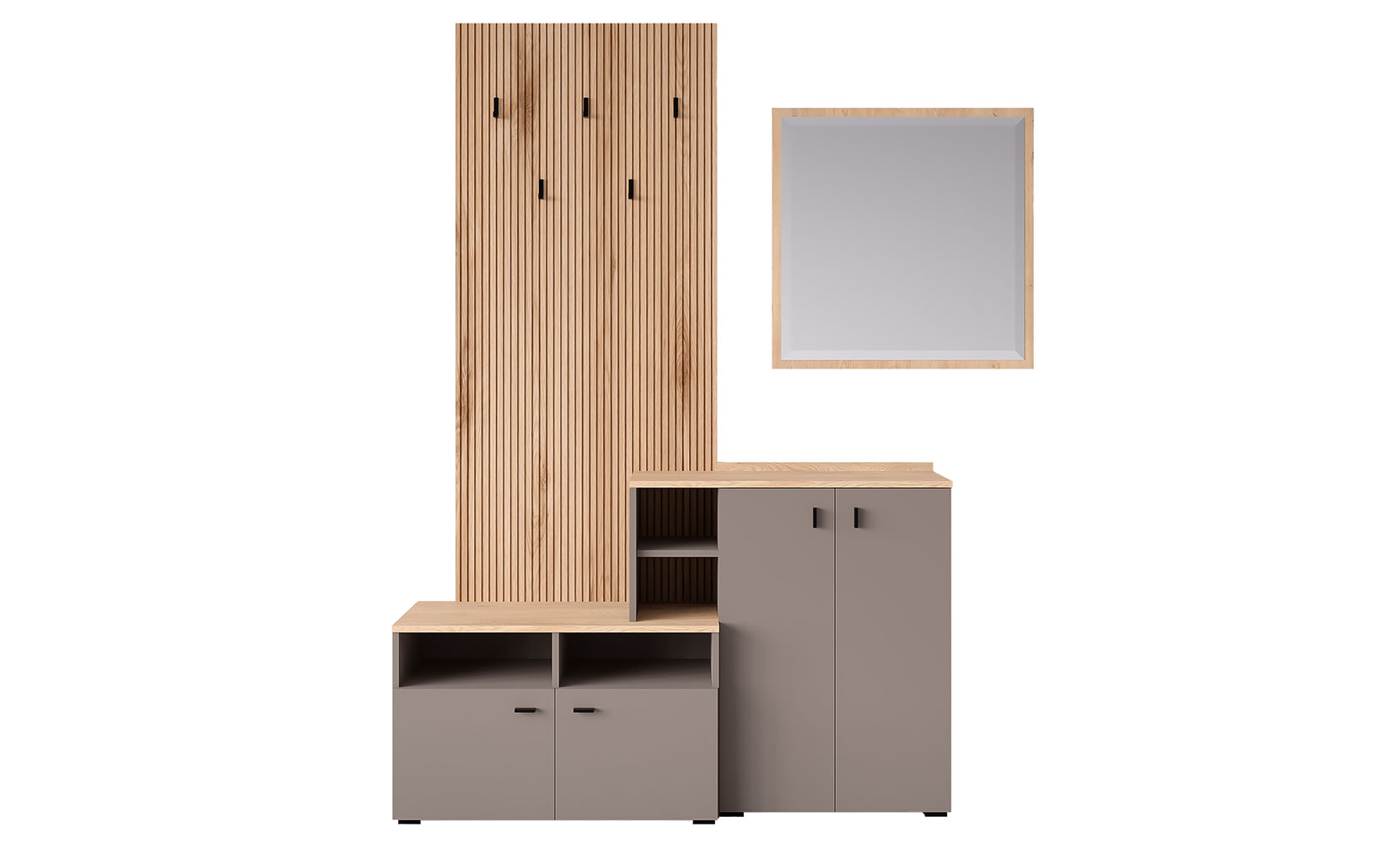 Готові рішення для прихожої Ебро тоффі/дуб кремона торро/табліла - фото 4 Готові рішення для прихожої Ебро тоффі/дуб кремона торро/табліла - фото 4