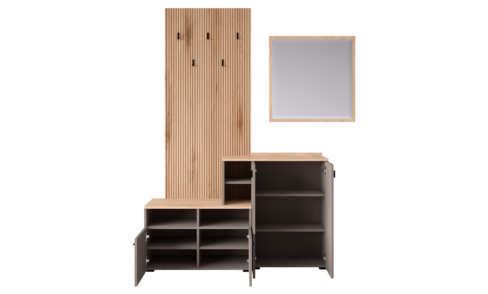 Готові рішення для прихожої Ебро тоффі/дуб кремона торро/табліла - фото 5 Готові рішення для прихожої Ебро тоффі/дуб кремона торро/табліла - фото 5