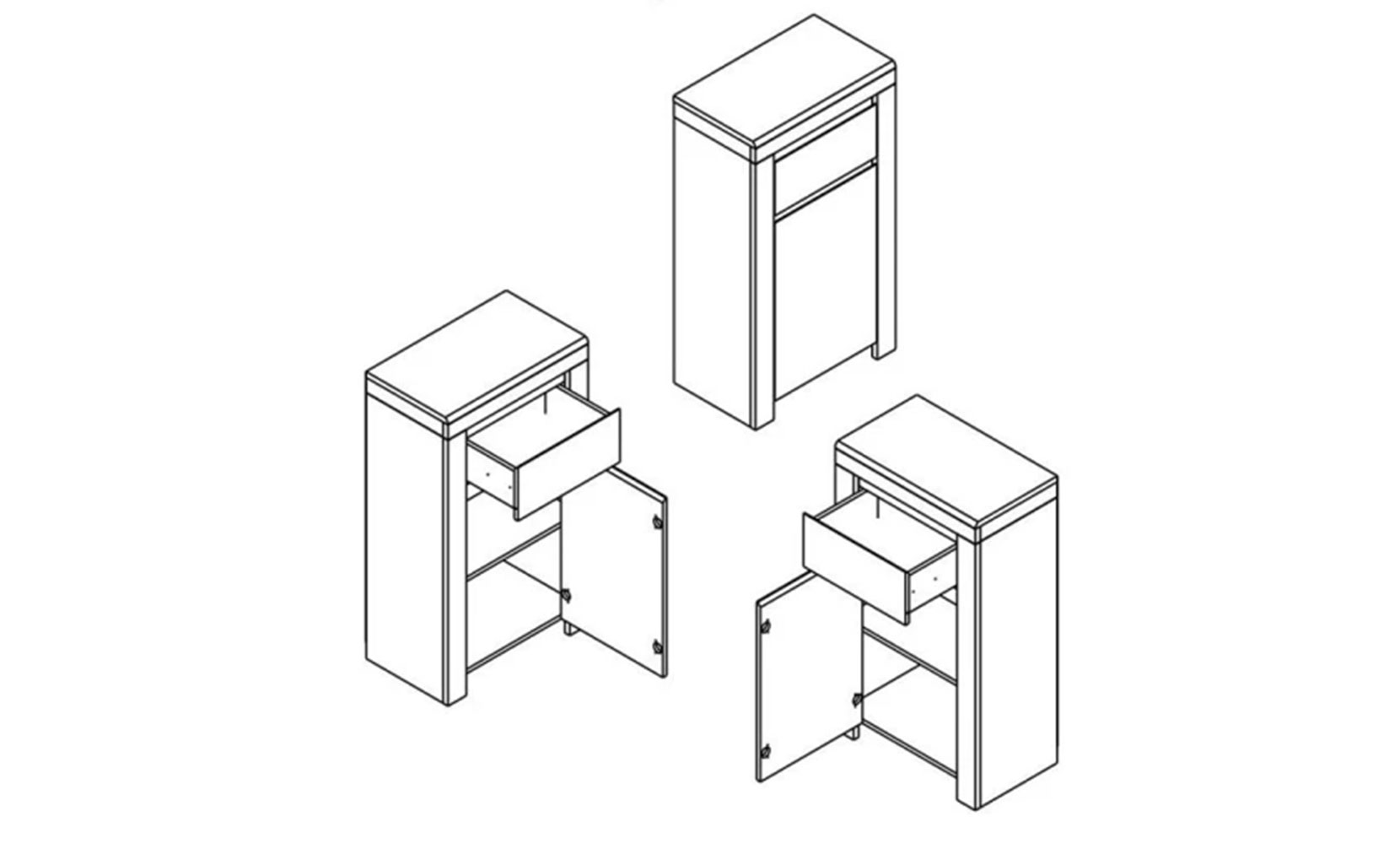 Готові рішення для прихожої Ріко німфеа альба/дуб артизан - фото 3