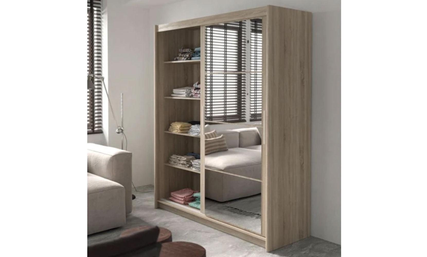 Шафа-купе Маріо 140 дуб сонома - фото 2