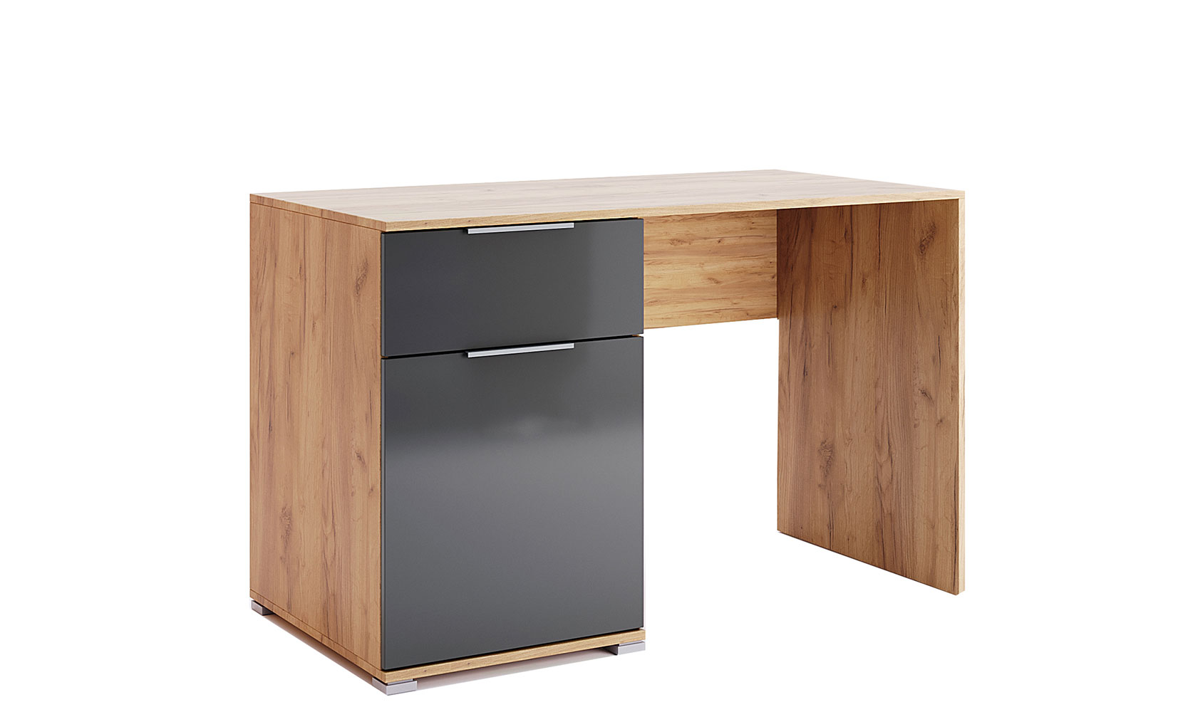 Письмовий та комп'ютерний стіл Луна Джуніор LN-71 стіл письмовий дуб крафт/мат лава - фото 1