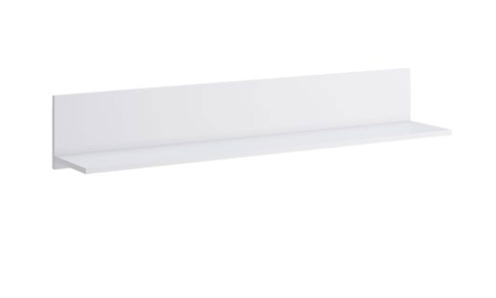 Полиця Асті Джуніор AS-92 поличка настінна глянець білий/дуб крафт - фото 1