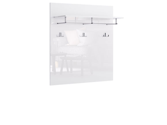 Аманда AN-90 вішалка Глянець білий