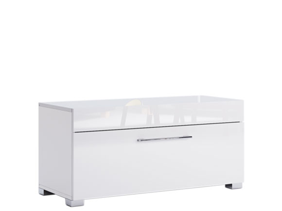 Тумба для взуття Аманда AN-51 тумба 1дв глянець білий