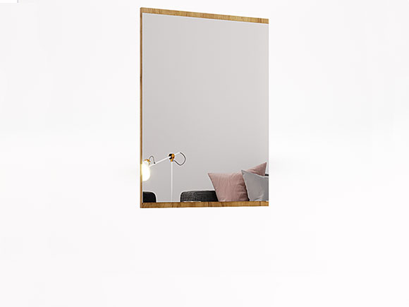 Луна LN-83 дзекало 600*800 лава/дуб крафт