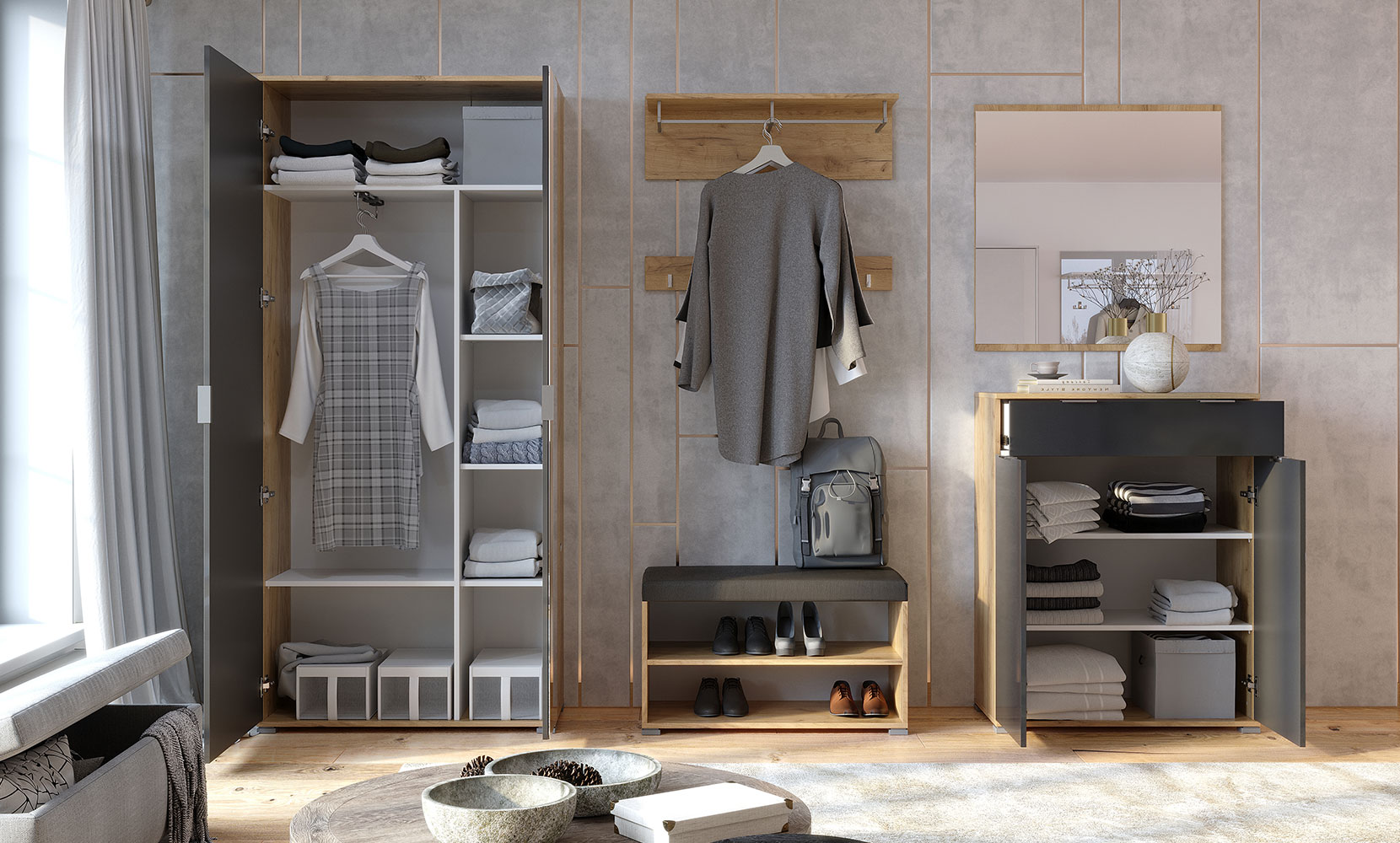 Банкетки і пуфи Луна LN-190 пуфік лава/дуб крафт - фото 5 Банкетки і пуфи Луна LN-190 пуфік лава/дуб крафт - фото 5