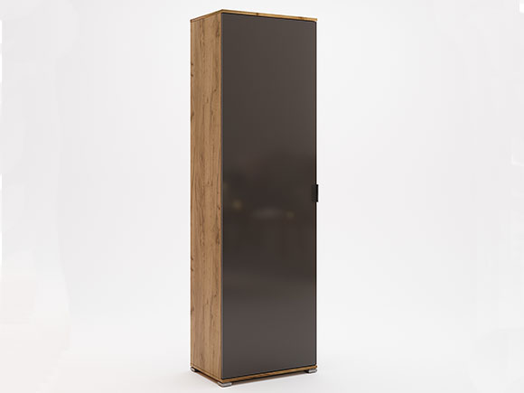 Шафа в прихожу Луна LN-121 шафа 1дв б/дзеркала лава/дуб крафт Шафа в прихожу Луна LN-121 шафа 1дв б/дзеркала лава/дуб крафт