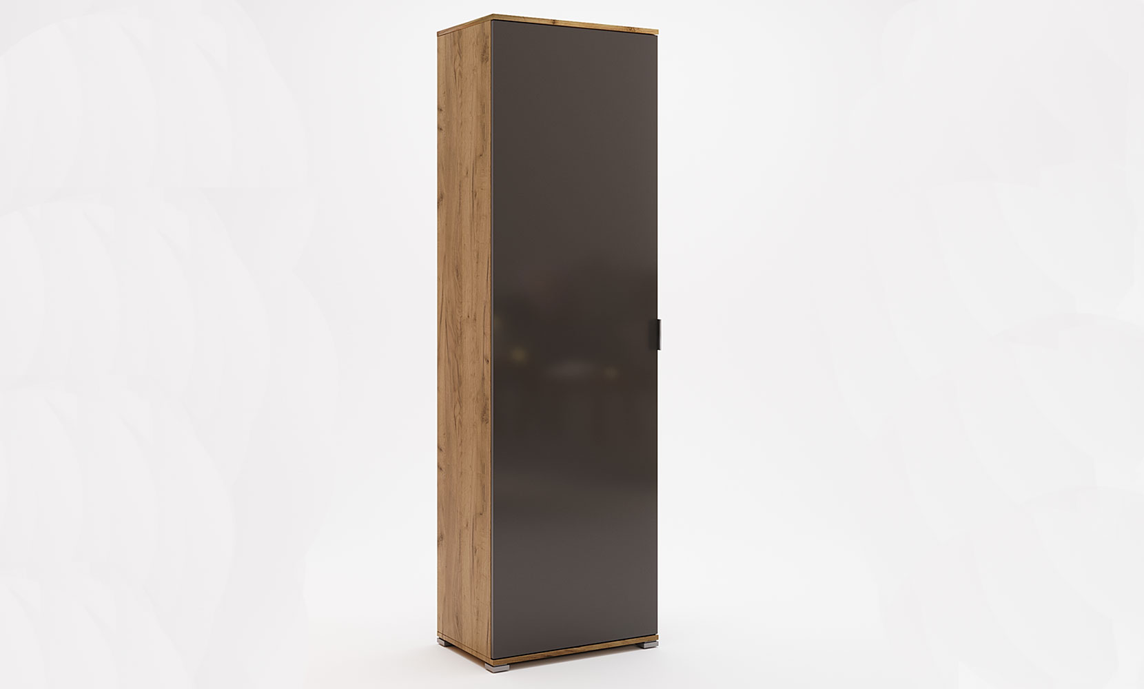 Шафа в прихожу Луна LN-121 шафа 1дв б/дзеркала лава/дуб крафт - фото 1 Шафа в прихожу Луна LN-121 шафа 1дв б/дзеркала лава/дуб крафт - фото 1