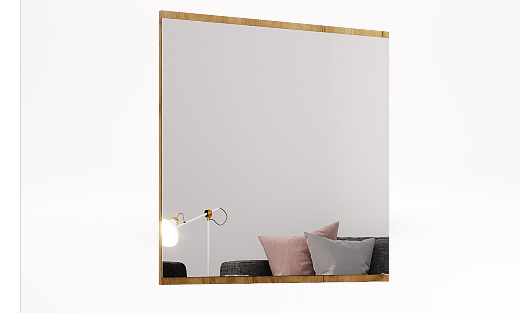 Дзеркало Луна LN-840 дзекало 800*800 лава/дуб крафт - фото 1 Дзеркало Луна LN-840 дзекало 800*800 лава/дуб крафт - фото 1