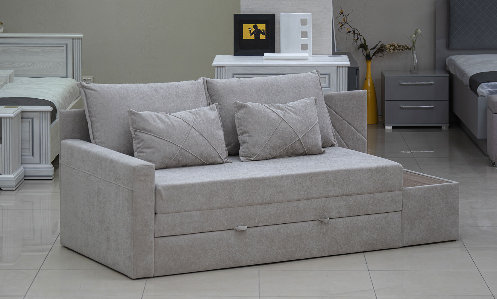 Прямий диван Моріс ajax 816(дуб сонома трюфель) - фото 1 Прямий диван Моріс ajax 816(дуб сонома трюфель) - фото 1