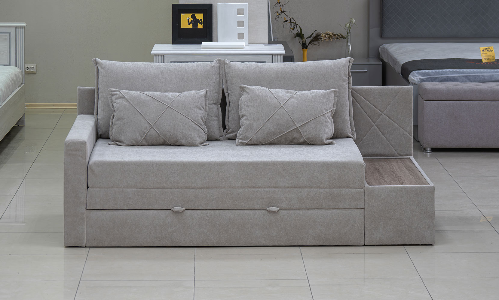 Прямий диван Моріс ajax 816(дуб сонома трюфель) - фото 3 Прямий диван Моріс ajax 816(дуб сонома трюфель) - фото 3