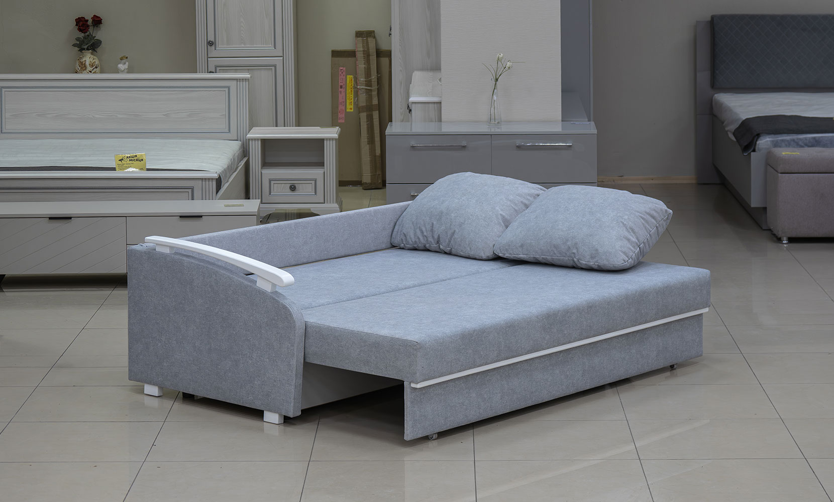 Прямий диван Оскар elba 4 /білий - фото 5