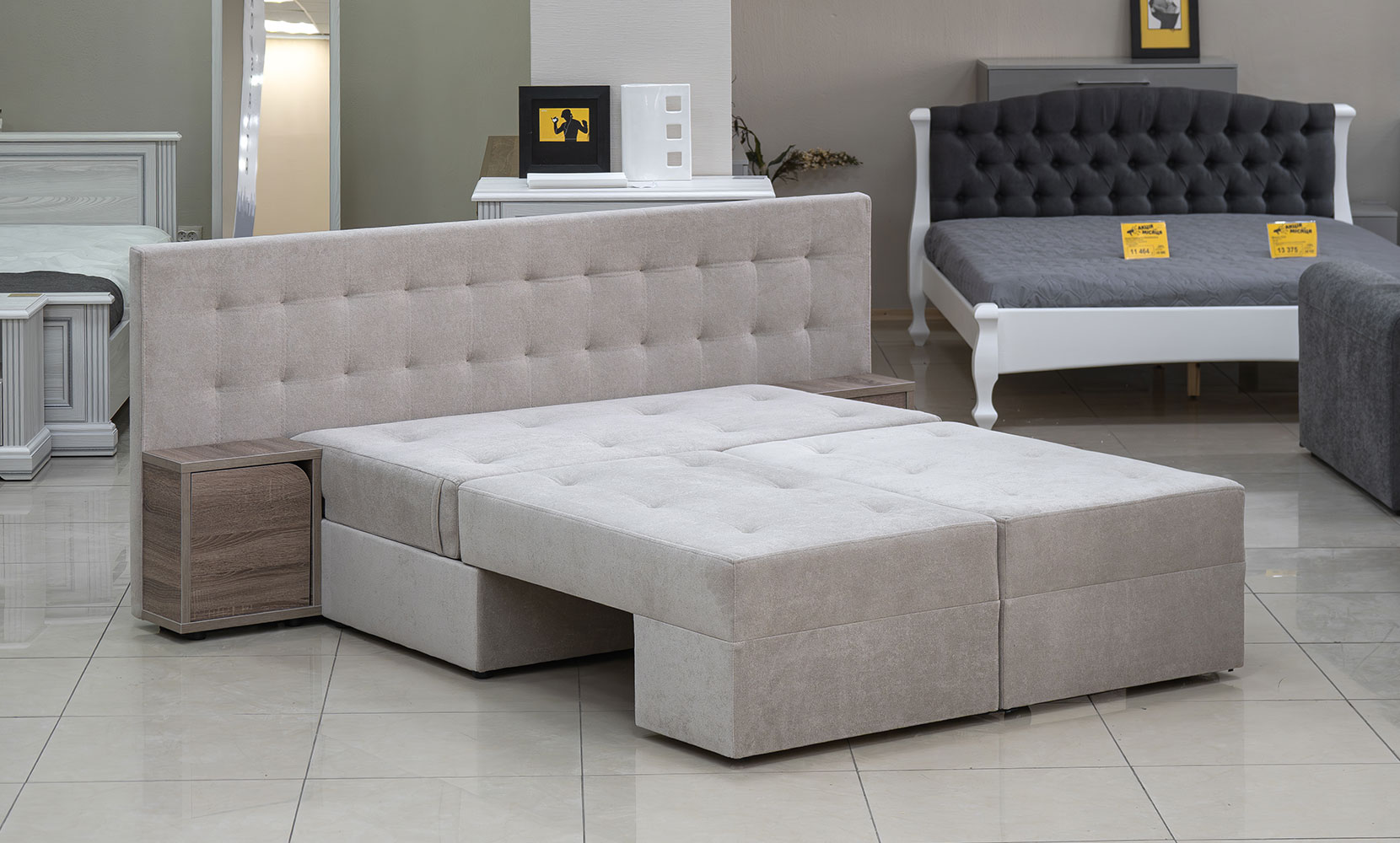 Кутовий диван Дублін ajax 816/дуб сонома трюфель - фото 3