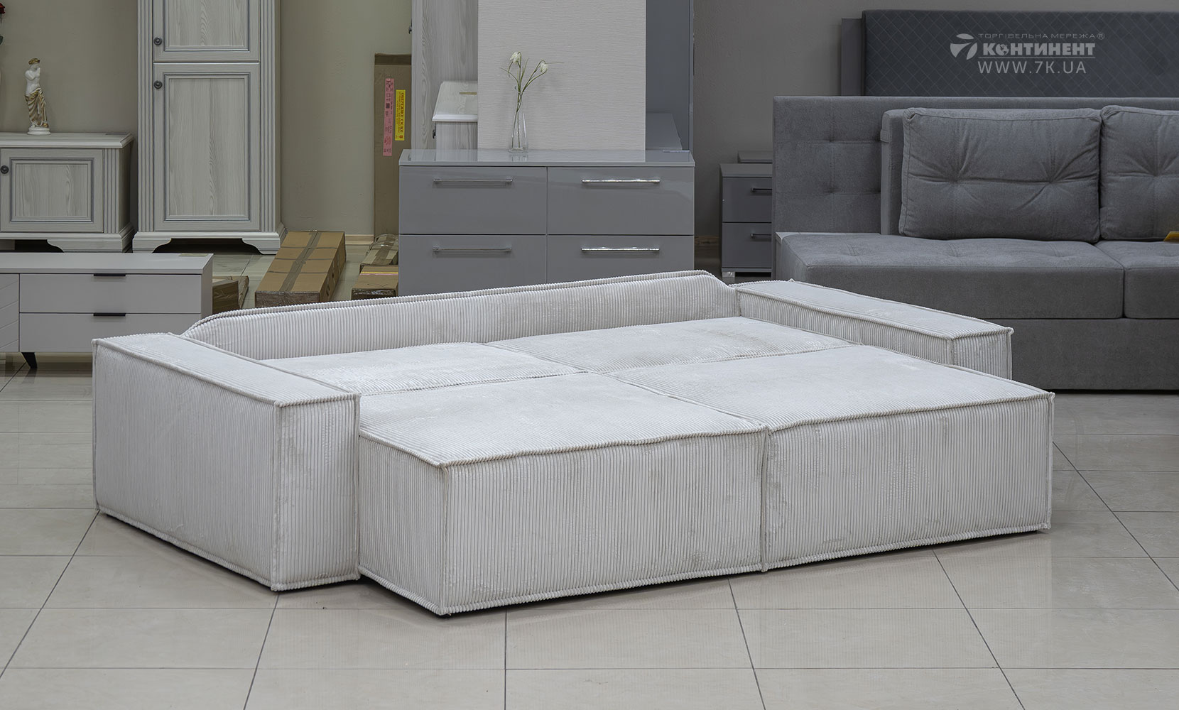 Прямий диван Лаціо в тканині 0 категорії - фото 4 Прямий диван Лаціо в тканині 0 категорії - фото 4