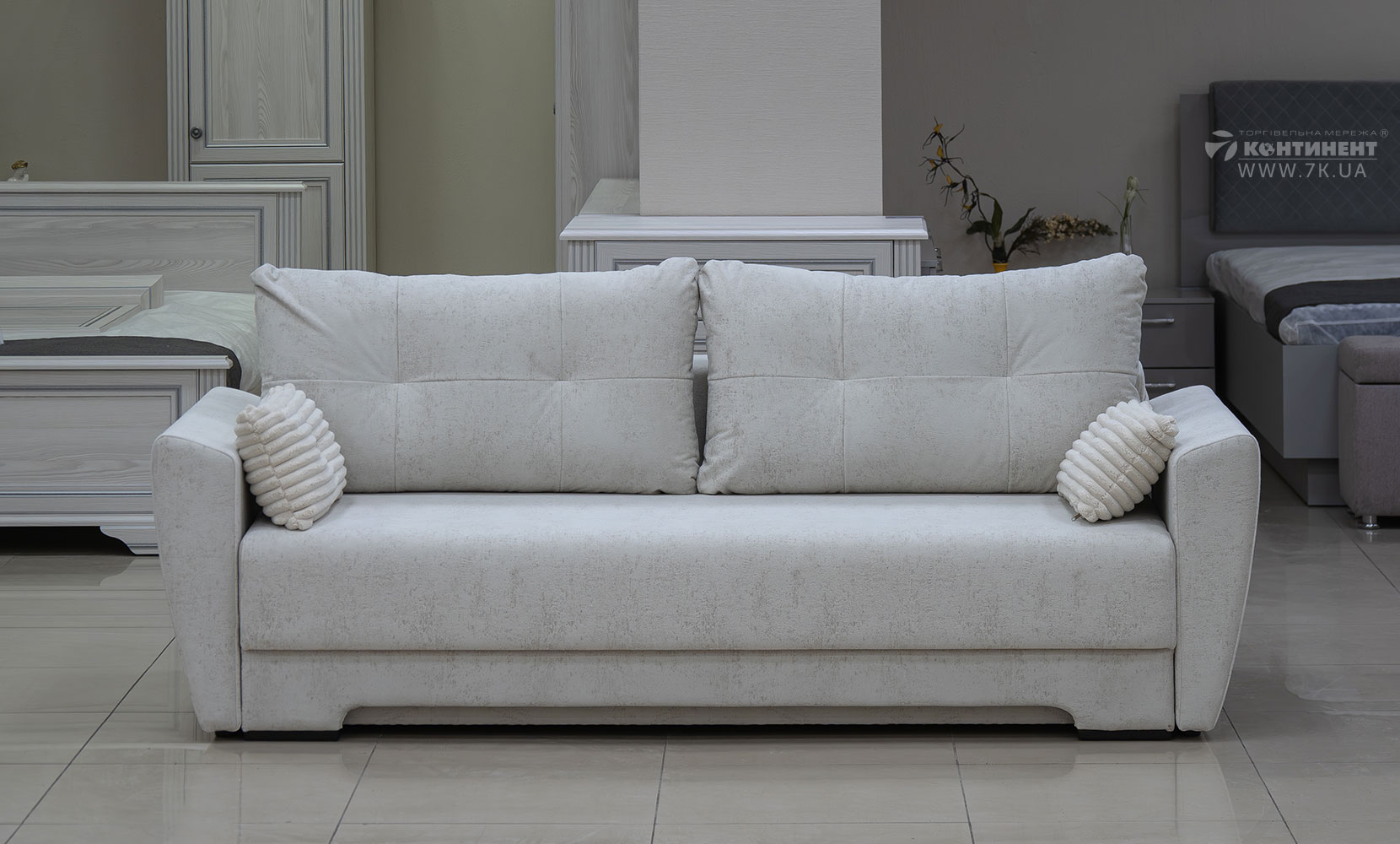 Прямий диван Венеція в тканині 0 категорії - фото 2 Прямий диван Венеція в тканині 0 категорії - фото 2