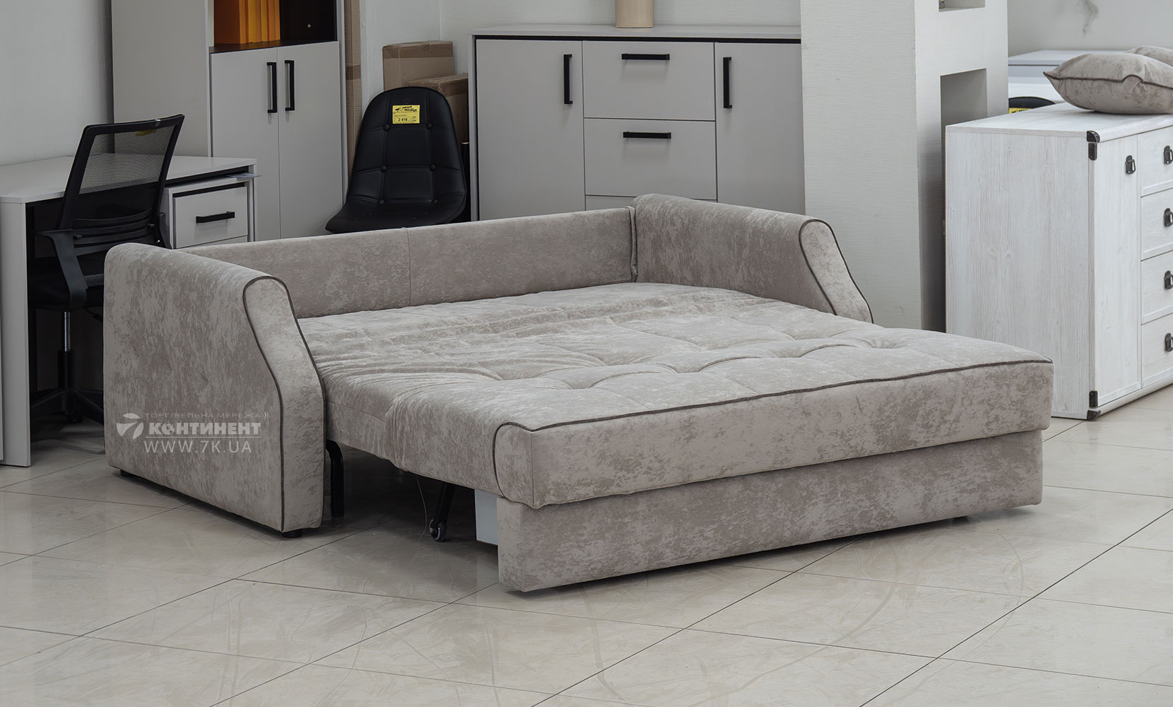 Прямий диван Джерсі 1,6 з коробом в тканині 0 кат - фото 4 Прямий диван Джерсі 1,6 з коробом в тканині 0 кат - фото 4