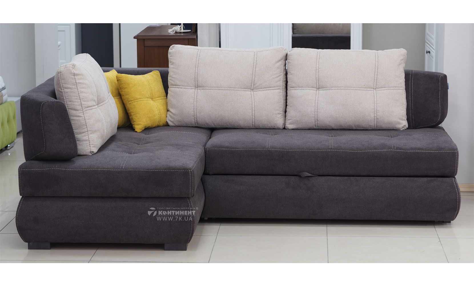 Кутовий диван Європа в тканині 0 категорії - фото 6 Кутовий диван Європа в тканині 0 категорії - фото 6