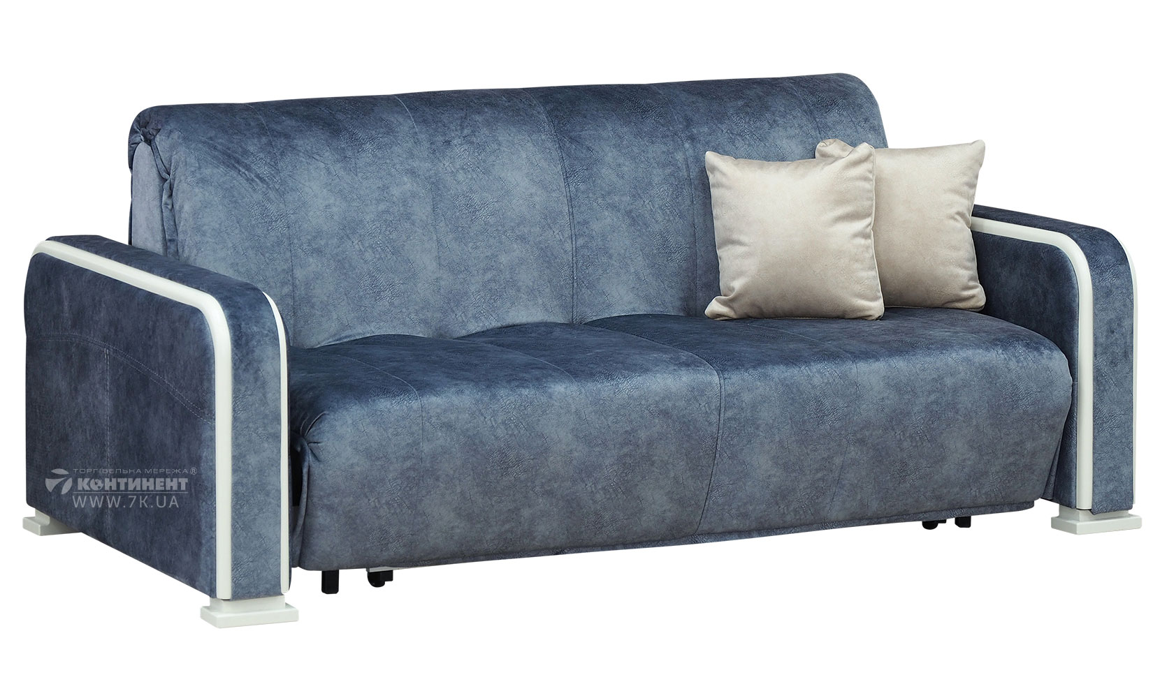 Прямий диван Даллас 1,6 в тканині 0 кат - фото 1