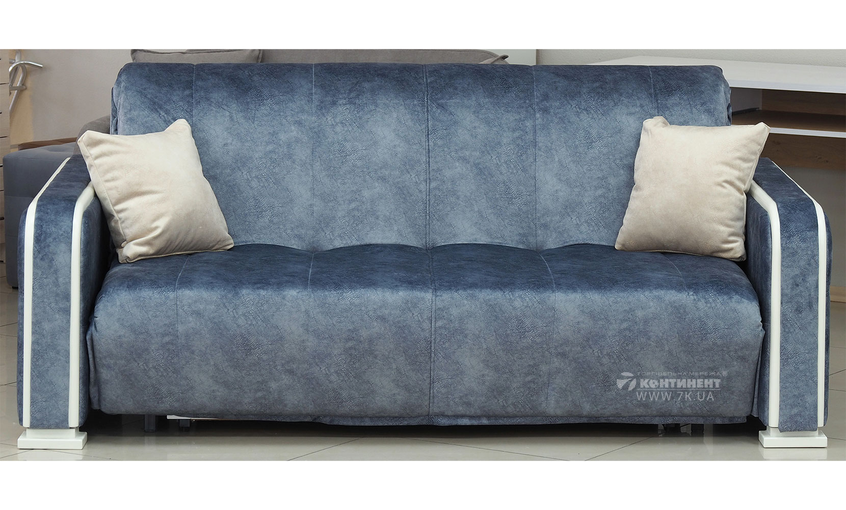 Прямий диван Даллас 1,6 в тканині 0 кат - фото 2