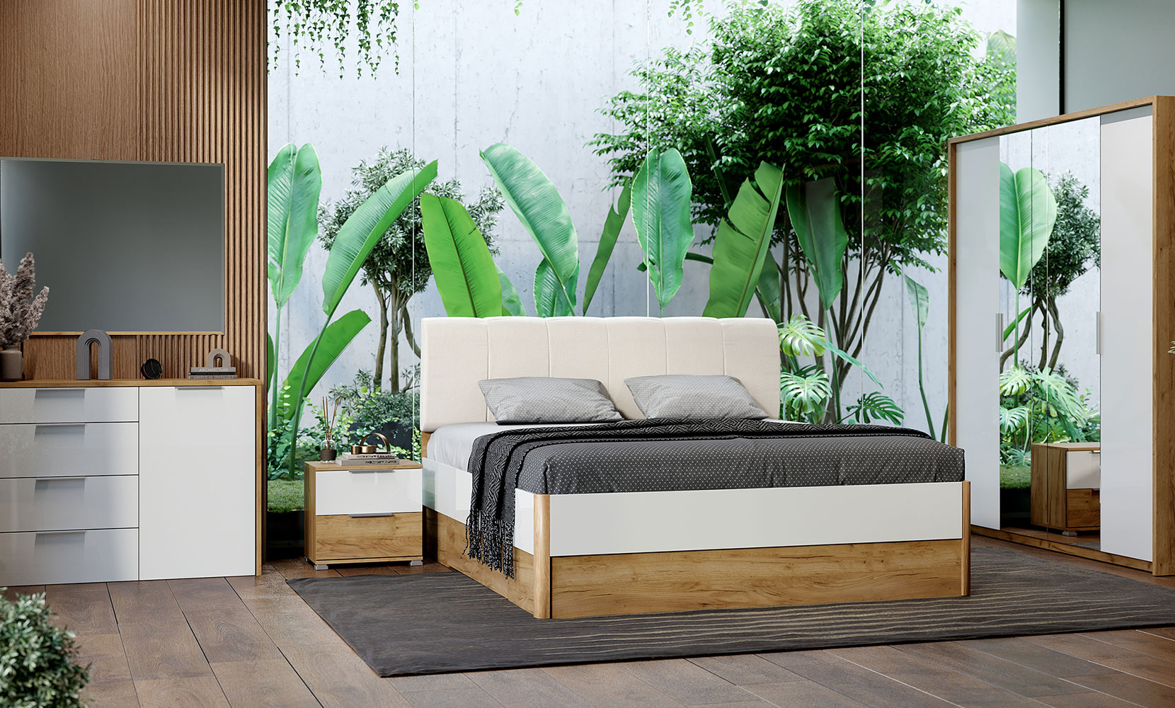 Дзеркало Асті AS-81 дзеркало 900х600 білий глянець/дуб крафт - фото 4 Дзеркало Асті AS-81 дзеркало 900х600 білий глянець/дуб крафт - фото 4