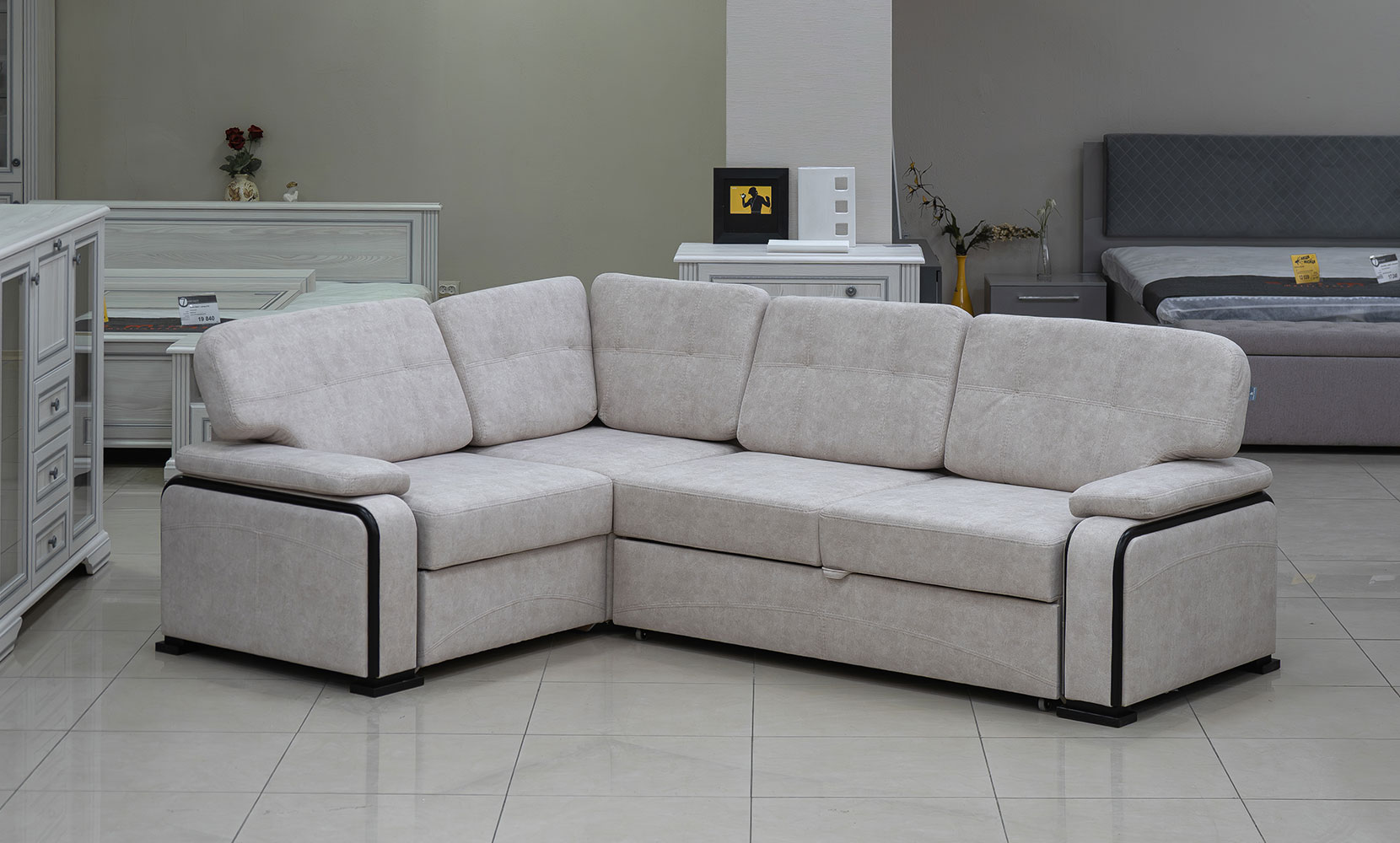 Кутовий диван Даллас в тканині 0 категорії - фото 1 Кутовий диван Даллас в тканині 0 категорії - фото 1